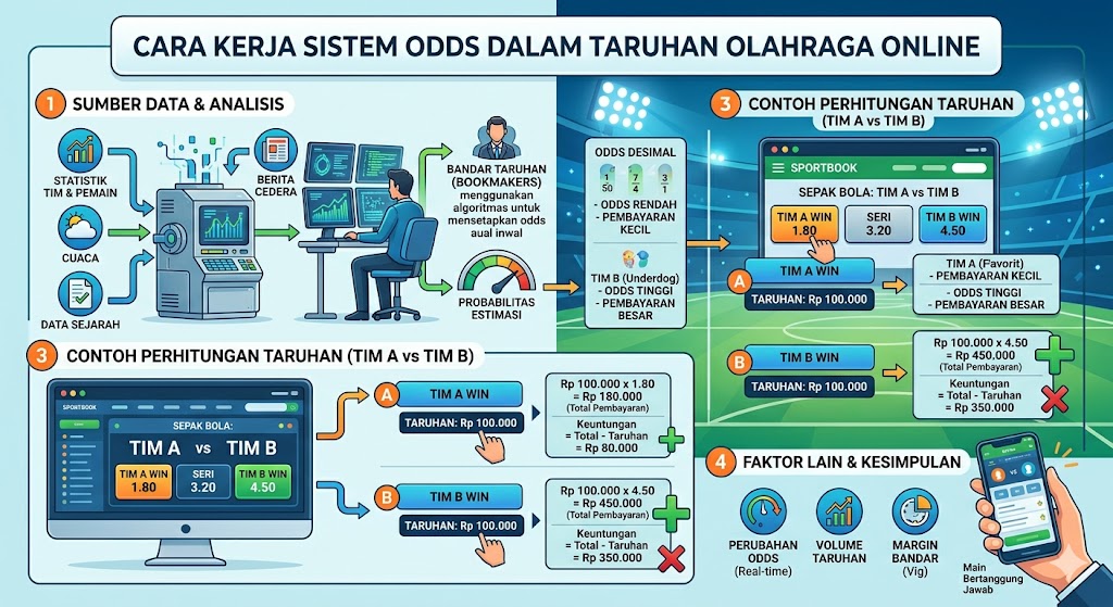 sistem odds taruhan olahraga